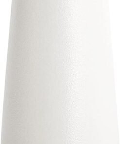 Matt White Ceramic Rustic Vase for Home Decor