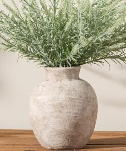 Rustic Ceramic Flower Vase Home Decor