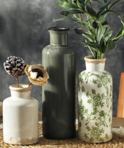 Vintage Ceramic Vase Set of 3