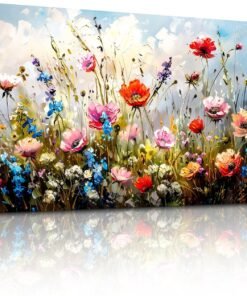Serimino Flower Market Floral Botanical Wall Art